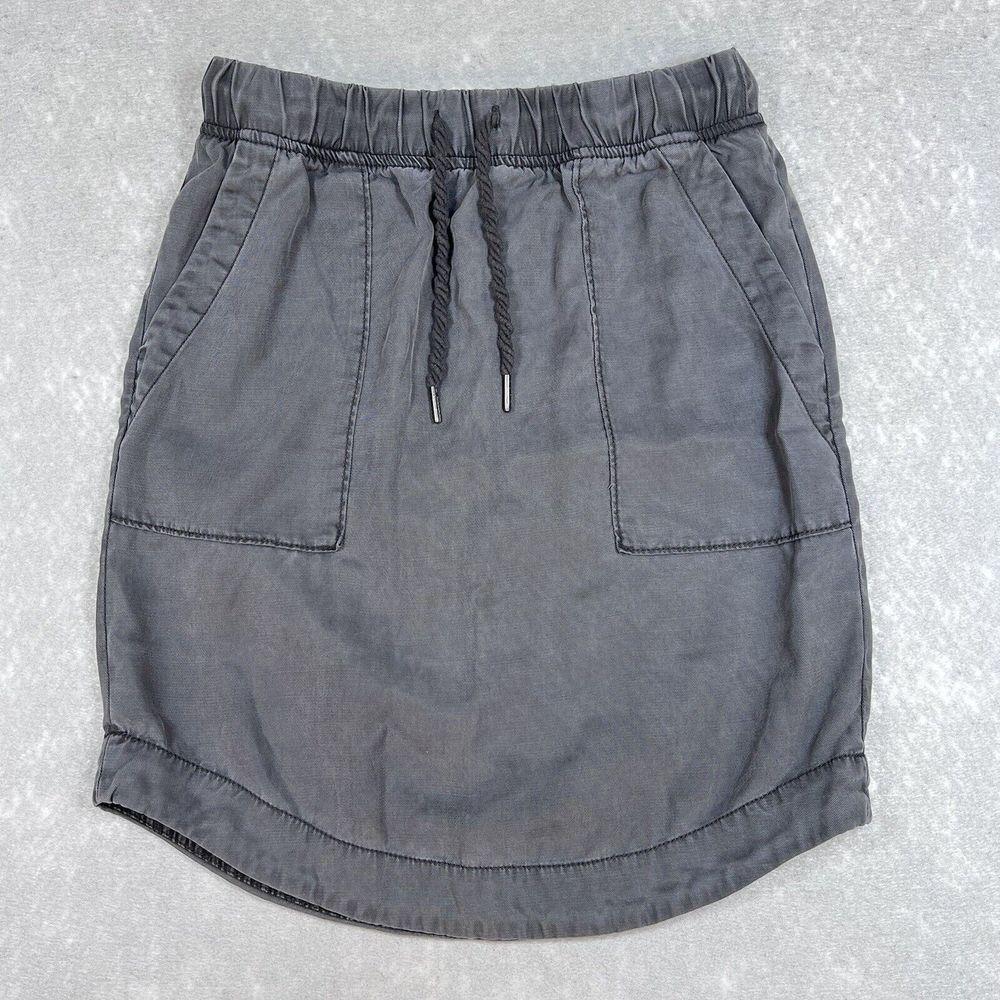Anthropologie Gray Mini Skirt